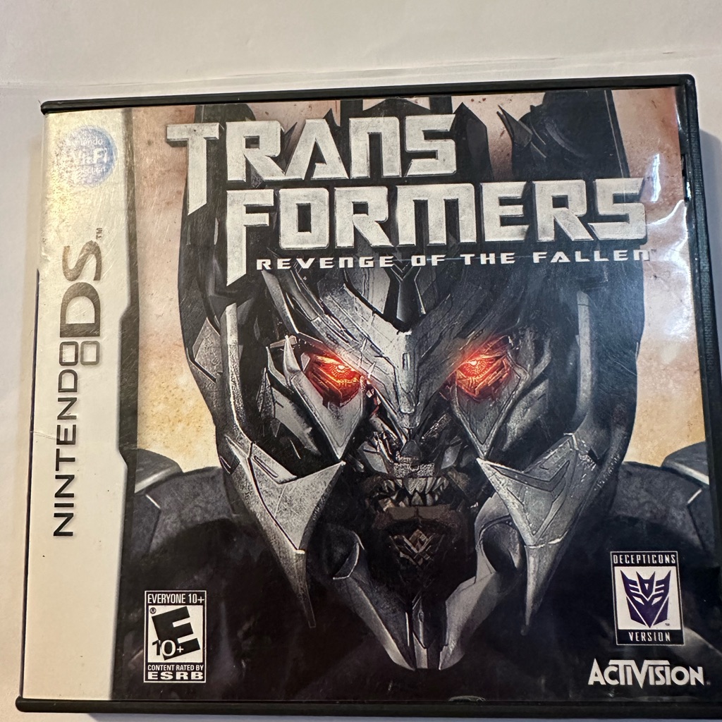 Nintendo Ds Transformers Revenge Of The Fallen Cib